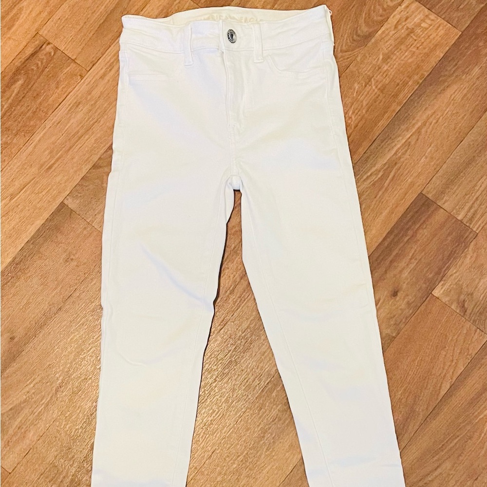 AE White Skinny Jeans